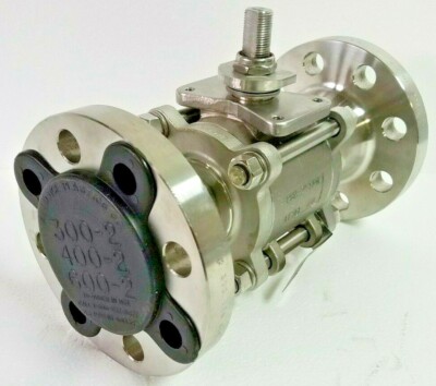 PBM 2'' Stainless Steel Flanged 2-Way Ball Valve CF3M 316L 720 PSIG Series 5    