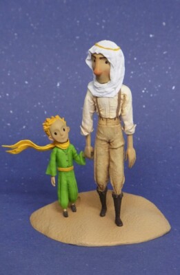 Le Petit Prince L'Aviateur / The Little Prince And Aviator X-Plus Resin Figure 