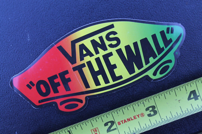 Vans Skateboard Shoes Off The Wall Rasta Neon Z66A Vintage