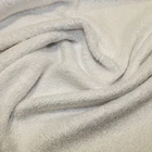 White Organic Bamboo Terry Towelling Fabric - 150cm wide, per metre / half metre