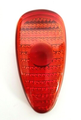 Vintage K-D Triflex Polite Reflector # 274 Red Lens Light Cover Auto Car Truck