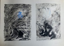 Caroline Sagot Duvauroux Lithograph, Maybe Maybe, Lyrical Abstraction