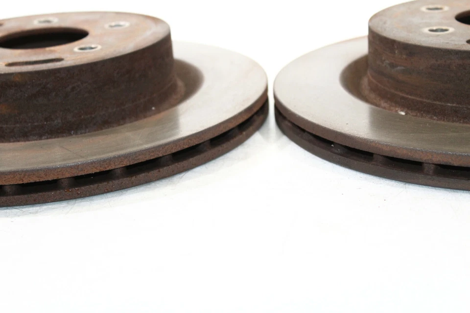 2003-2005 NISSAN 350Z 03-08 INFINITI G35 REAR ROTOR LEFT & RIGHT PAIR P771 - Image 3 of 4