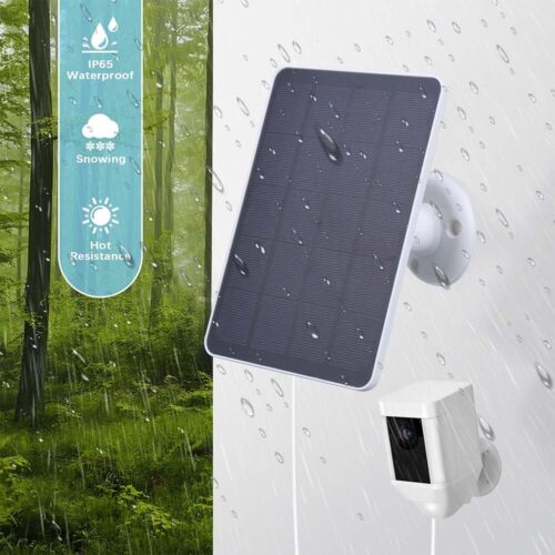 10W Solar Panel for Ring Spotlight/Stick Up Cam - Outdoor 4M Cable Included - Picture 5 of 12
