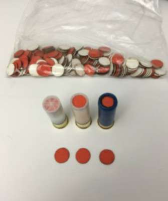 Multi-clrd Overshot Cards -28 gauge - qty 250 pieces-PH NEUTRAL .050''  THK!