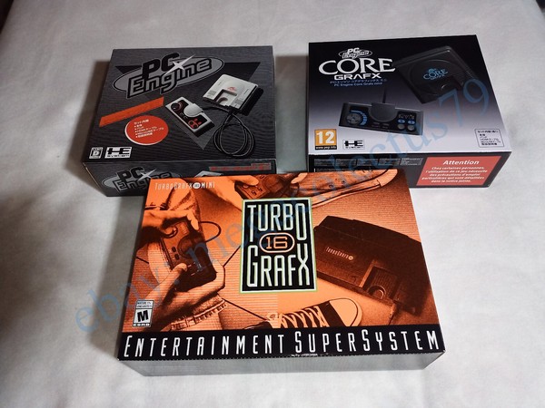 Turbo Grafx 16 - PC Engine - Core Grafx MINI NEW CONSOLES - HORI KONAMI