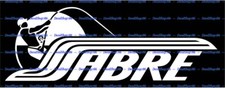 SABRE Fishing Tackle II - Outdoor Sports - Car Vinyl Die-Cut Peel N' Stick Decal