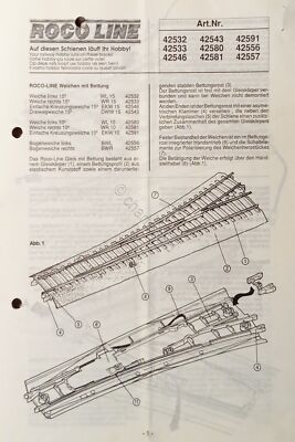 Modellismo Ferroviario Roco Line - Art. N. 42532,42533,42546,42543,42580,42581
