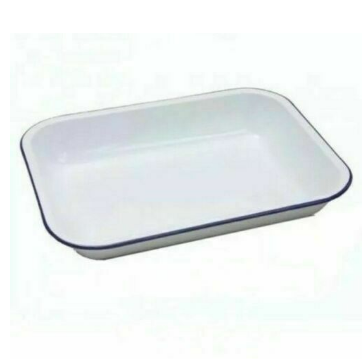 Enamel Roast Tin Falco White Enamelware Roasting Tin Baking Tray