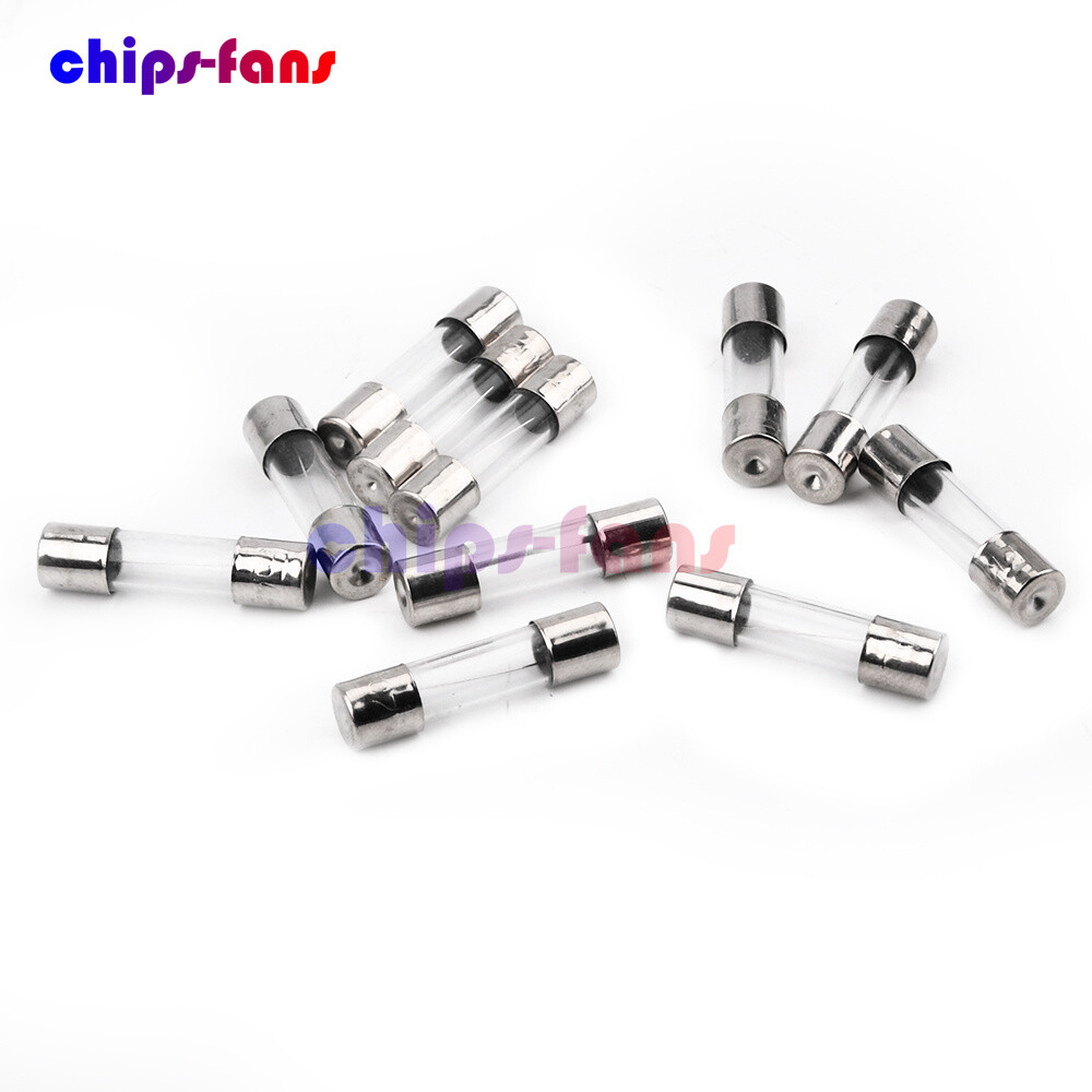 100PCS Glass Tube Fuse Boxed 10 kinds of Resistance 5*20MM 0.2A20A