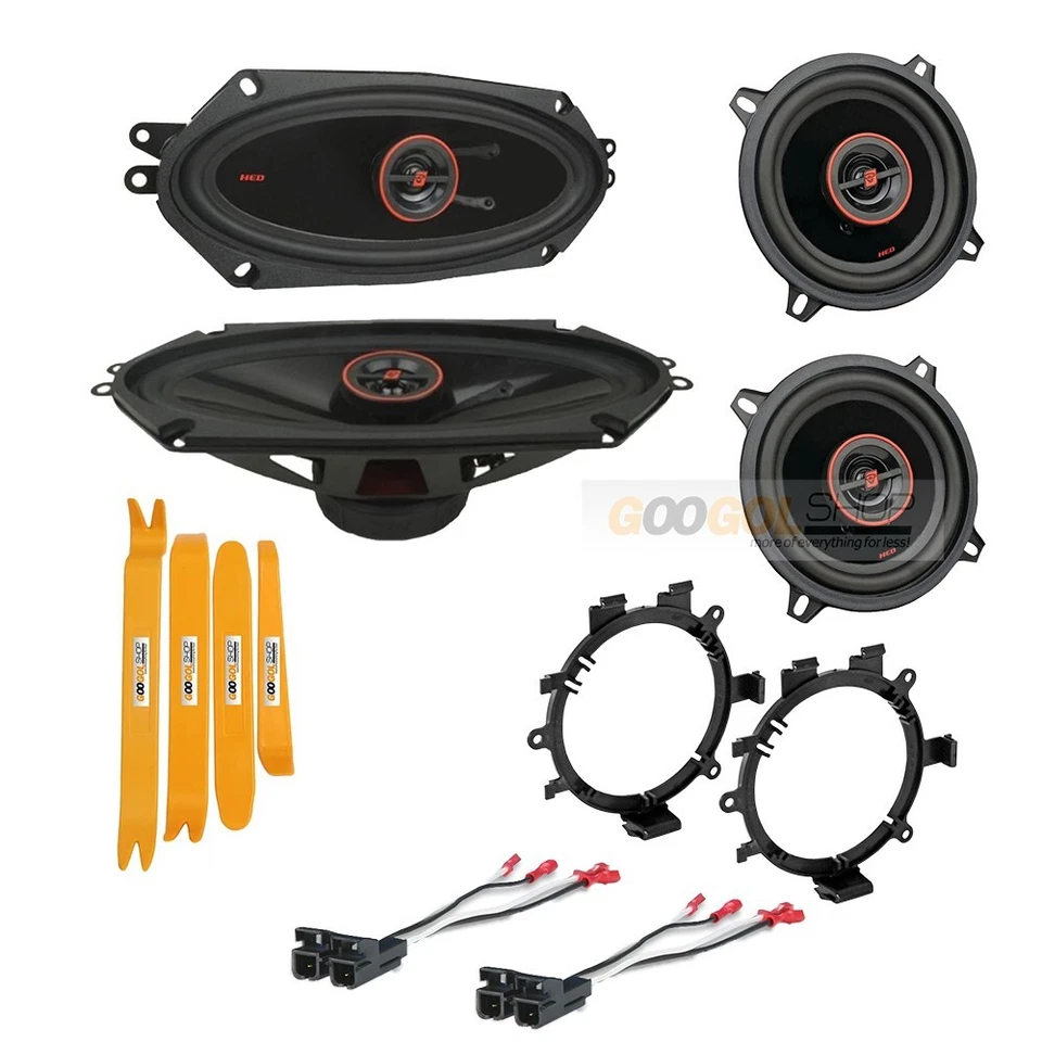 Altavoces coaxiales para puerta de camión Cerwin Vega 5,25 y 4x10" para 1995-2006 Suburban & Tahoe Foto 2 de 4