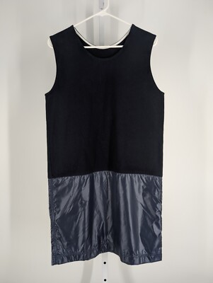 Calvin Klein 205w39nyc Collection Sample Blue Knit Tech Dress Raf Simons