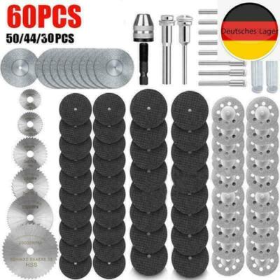 60PCS Kreissäge Blatt Mini Dremel HSS Kreissägeblatt Proxxon Drehwerkzeug Set!