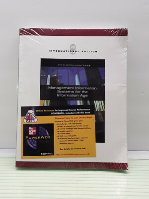 Management information Systems for the Information Age + CD, 4th INTL Ed. Haag  