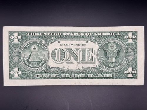 April 17, 2001 Birthday Note Fancy Serial Number One Dollar Bill - Picture 3 of 3