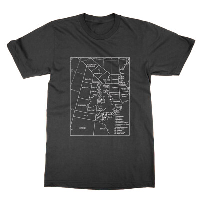 Shipping Forecast t-shirt nerd dad father retro 80s tee present gift