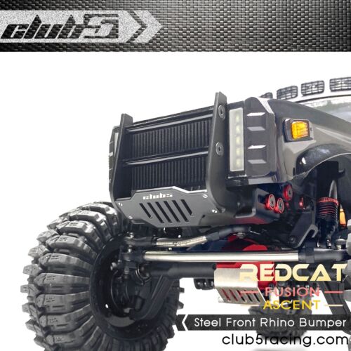 Steel Front Bumper for Redcat Ascent / Fusion - Picture 2 of 9