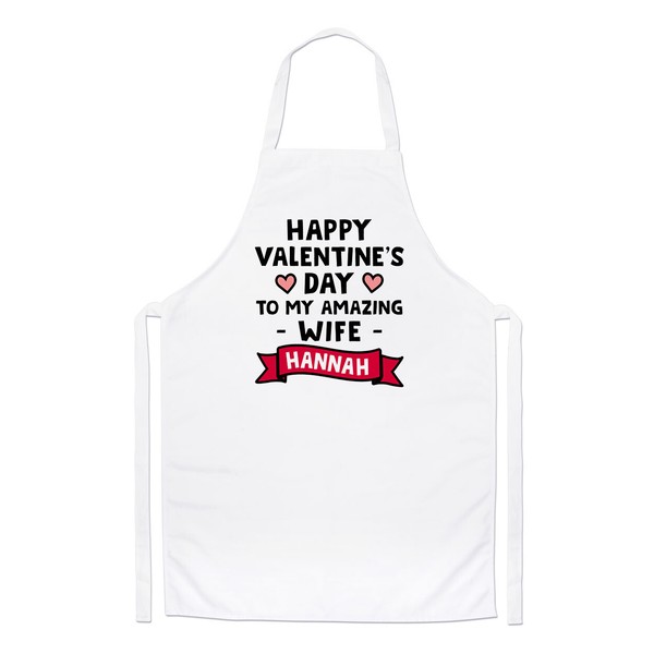 Personalisiert Happy Valentinstag Mein Amazing Ehefrau Koch SchüRze Liebe Kochen-image