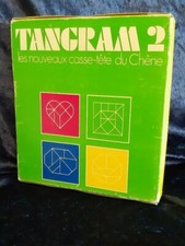 Tangram 2 les nouveaux Casse-Tête du Chêne - Complet livre jeu puzzles Rare