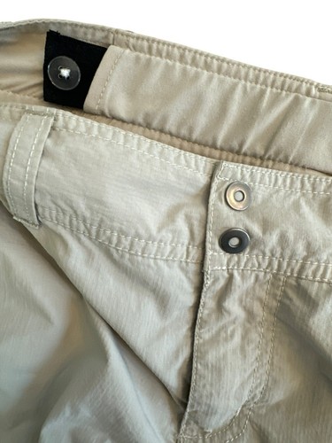 Columbia Women's Beige Cargo Convertible Zip Off Omni-Shade Pants Size 6 Tan - Picture 4 of 6