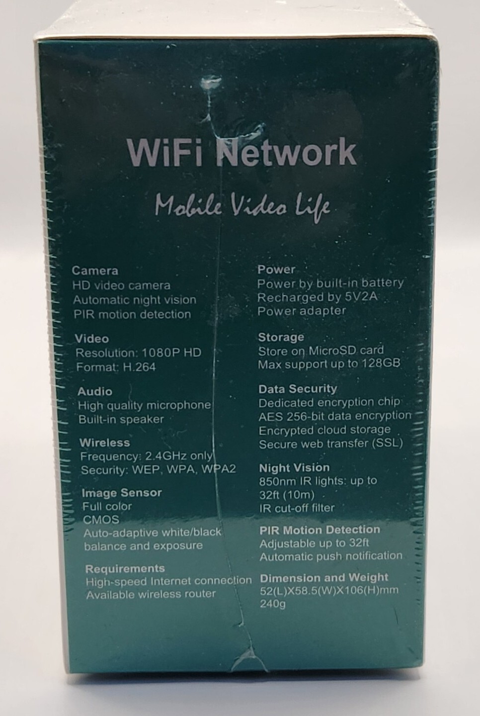 Zumimall Smart IP Camera with Battery Model ZMWFA3P eBay