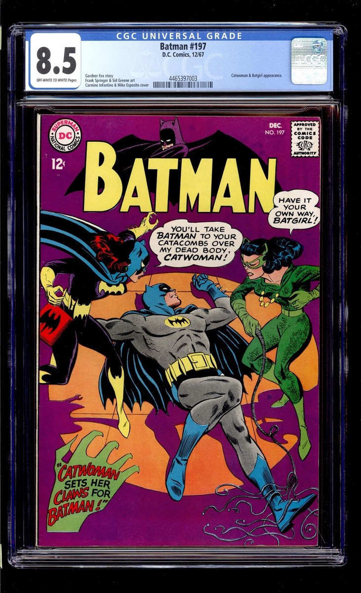 Batman #197 1967 CGC 8.5 VF+ OW/W High Definition Scans** | eBay