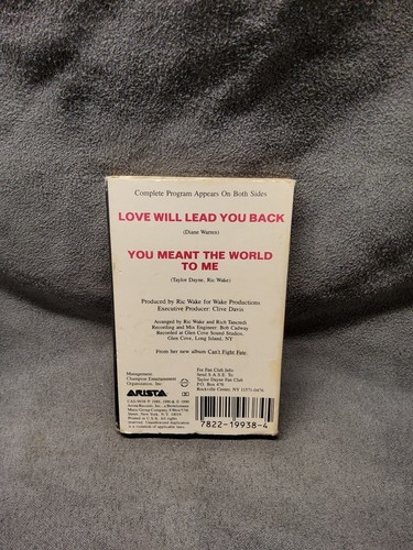 Taylor Dayne - Love Will Lead You Back Cassette Single - Picture 3 of 4