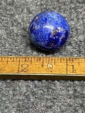 Vintage Bennington Blue Clay Shooter Marble 7/8  Diameter  