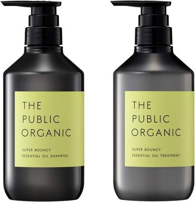 The Public Organic Shampoo and Treatment Set Citrus Floral 480mL + 480mL 