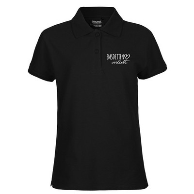 Damen Polo Shirt Emsdetten verliebt Geschenkidee Emsdetten Geschenk Präsent Mitb