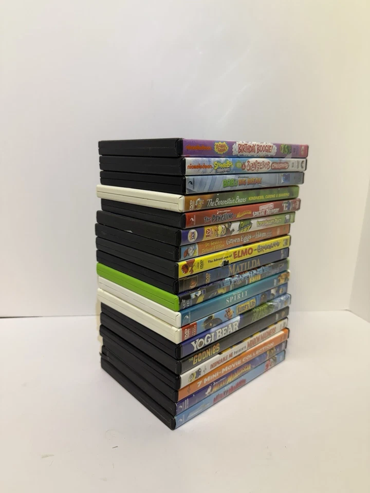 Dvd lot Of 15 Kid Movies Go Diego, Nickelodeon, Dr. Seuss, Bernstein Bears, More Foto 3 de 3