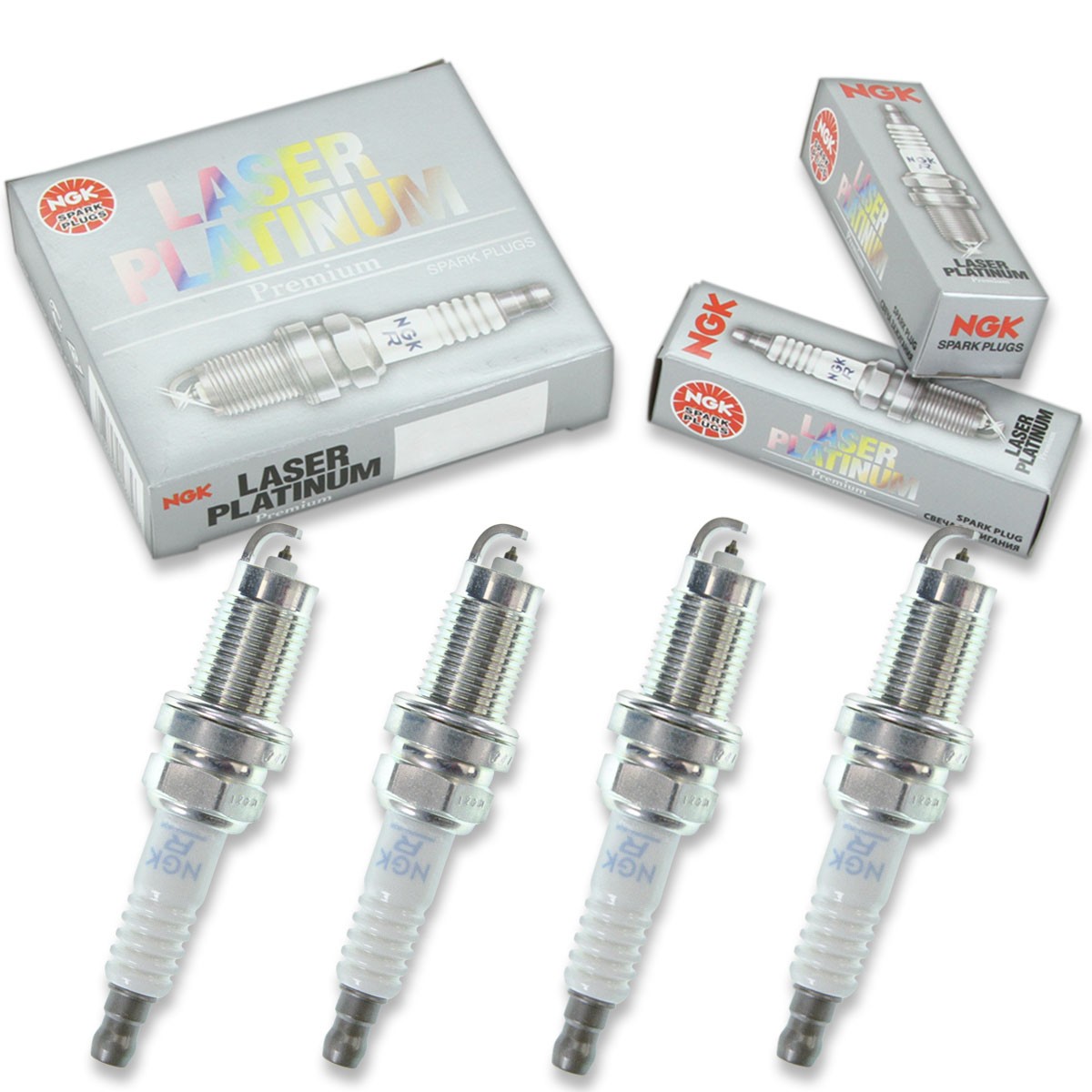 4 pcs NGK Laser Platinum Spark Plugs for 2001-2006 Volkswagen Golf 2.0L  ip