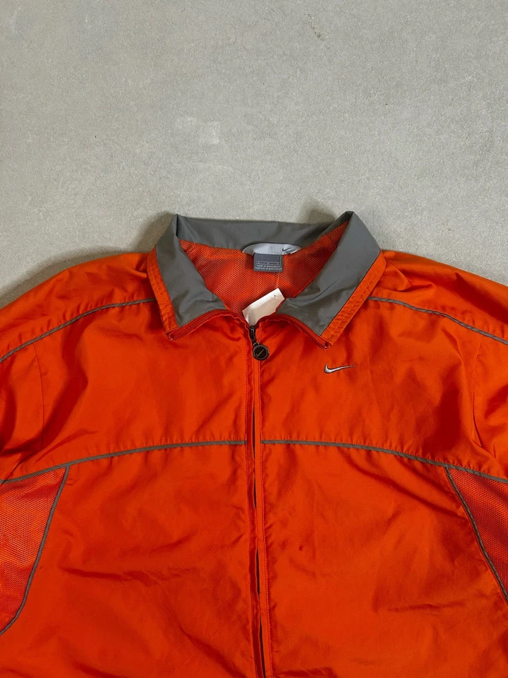 Cortavientos Nike naranja vintage años 2000 cremallera talla L Foto 2 de 4