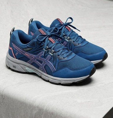 ASICS Foam womens Gel-venture 8 Deep Sea Teal/Blazing Coral shoes  Sz 9