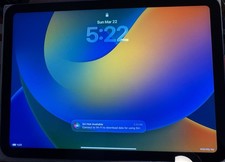 Apple iPad 10th Generation 64 GB, Wi-Fi  5G, 10.9 in Blue COMPLETE IN BOX