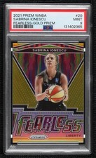 2021 Panini Prizm WNBA Fearless Gold 3/10 Sabrina Ionescu #20 PSA 9 MINT 04u1