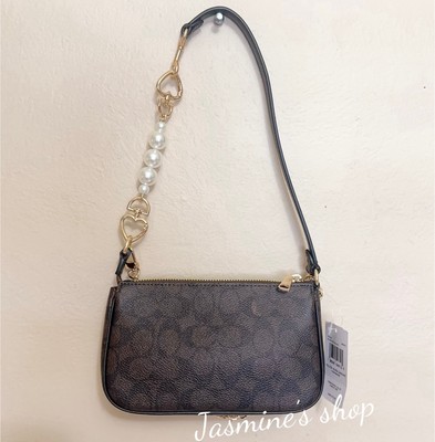NWT Coach Nolita 19 In Signature Canvas CW426 Walnut/black | eBay