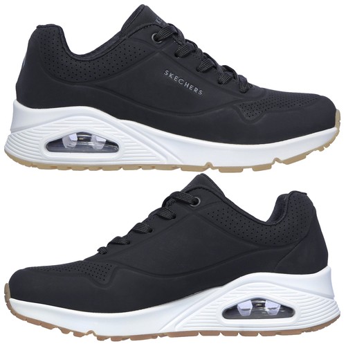 Skechers Damas Uno Stand On Air Entrenadores Espuma con Memoria Confort Plantilla Zapatos - Imagen 5 de 32