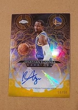 2025-26 Topps Chrome Basketball Jonathan Kuminga GOLD CHROMOGRAPHS /50 auto 