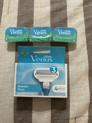 Gillette Venus Smooth Sensitive Cartridges   3 Pack + 4 Pack