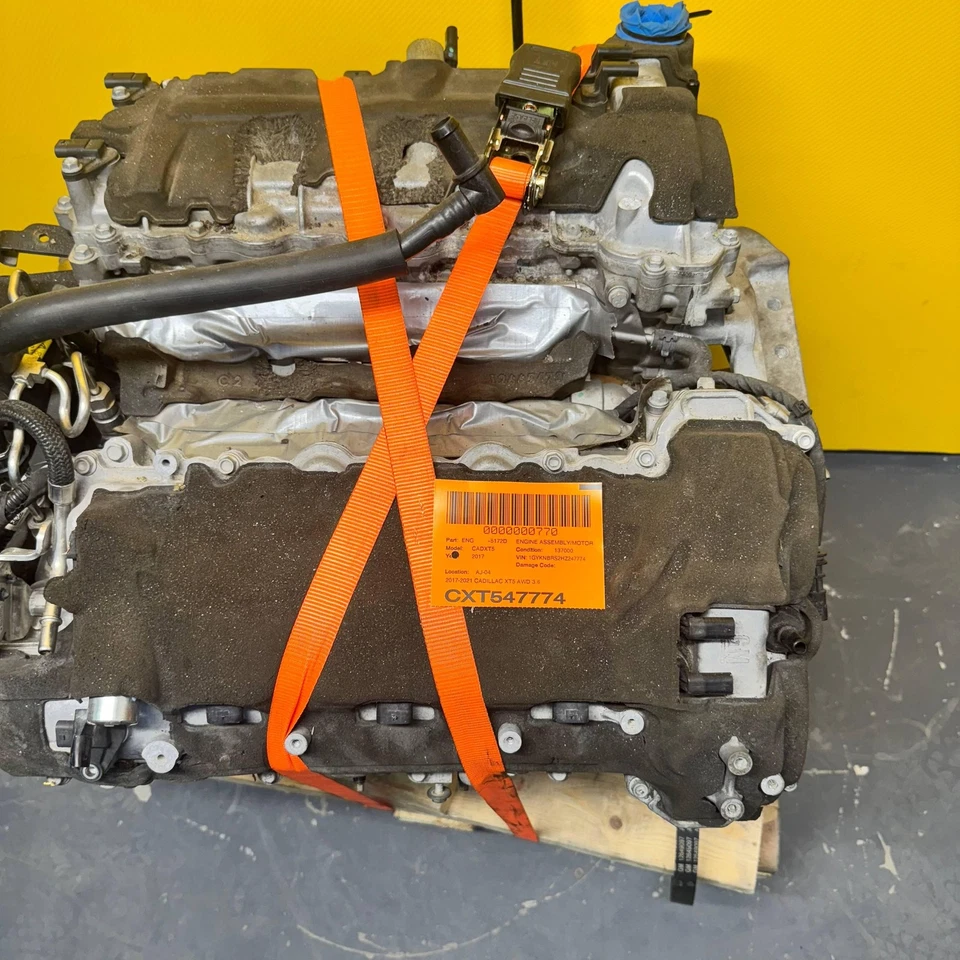 2017-2024 CADILLAC XT5 Awd 3.6l V6 Gas Opt Lgx Engine Motor 12645859 - Image 4 of 4