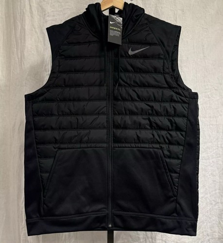 Nike Therma Gilet Full Zip Invernale - Nero - #BV4534-011 - Uomo Taglia S-L Nuovo con etichette - Foto 5 di 11