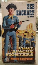 1960's-70's Marx Johnny West FAF Zeb Zachary Box Decent Overall Cond