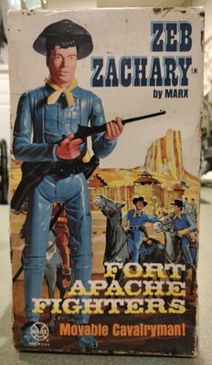 MAJOR FORCE SPECIAL STRONG BOX メジャーフォース 1960's-70's Marx Johnny West FAF Zeb Zachary Box Decent Overall
