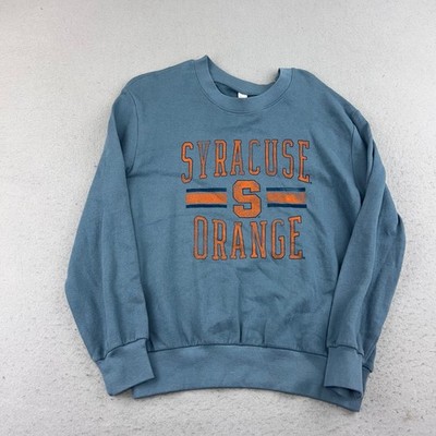 Syracuse Orange Sweatshirt Mens Medium Blue  Long Sleeves NCAA Pullover NWT