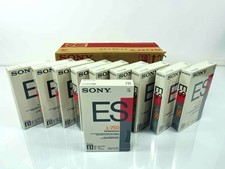 Lot of 10 Sony Betamax ES L-750 New Factory Sealed Blank Tapes Beta 1hr 30mins 