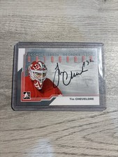 2013-14 ITG Decades 1990s Auto Silver Tim Cheveldae #A-TC Auto