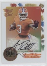 2021 Wild Card Nationals 30th Anniversary White 2/10 Amari Rodgers Auto 0h1
