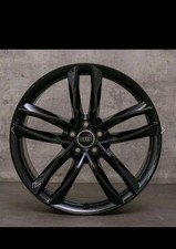 AUDI RS6 21 INCH WHEEL GENUINE UNDAMAGED SINGLE WHEEL GLOSS BLACK USED CONDITION