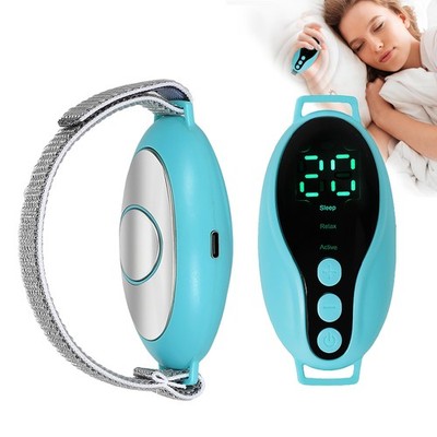 Sleep Aid Device, 3 Modes Palm Sleep Massage Handheld Microcurrent Anxiety De...